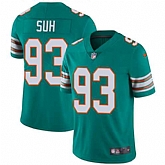 Nike Miami Dolphins #93 Ndamukong Suh Aqua Green Alternate NFL Vapor Untouchable Limited Jersey,baseball caps,new era cap wholesale,wholesale hats